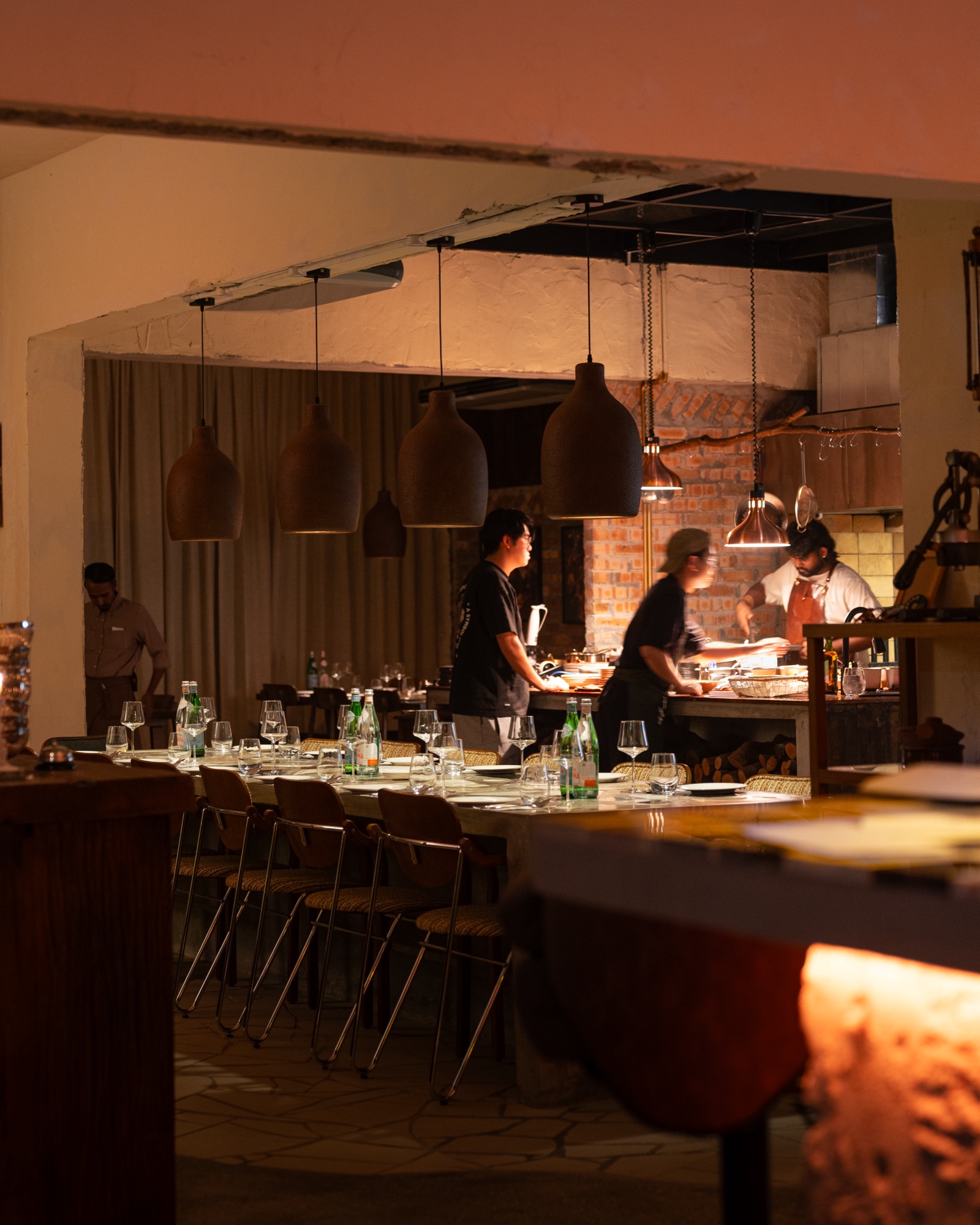 Bella and Georgy open kitchen and dining room